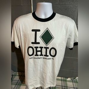 Vintage 1990s Ohio University OU Marching Band 110 T-Shirt Size Medium M